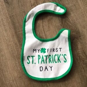 4 for $25 carters my first st Patrick’s day bib